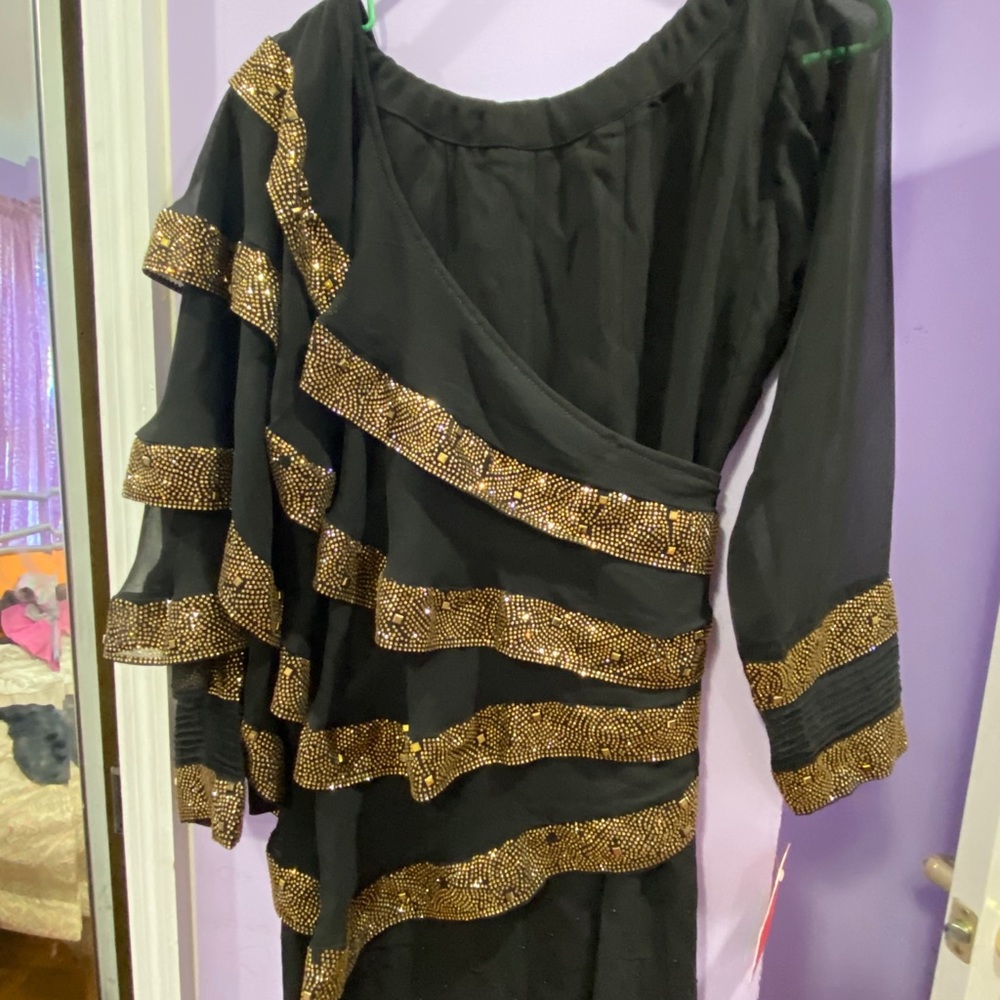 Beautiful black party dress - Large size